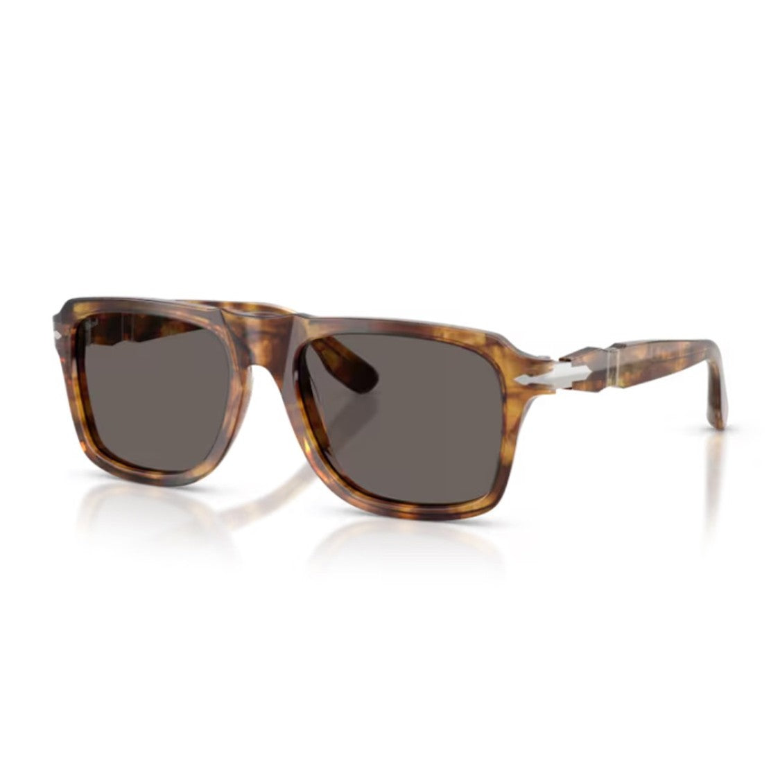 Persol Havana Po8002s Acetate Milky Sunglasses