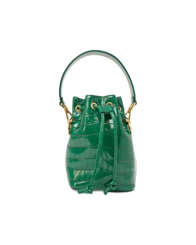 Fendi Mon Tressor Bucket Mini Coconut Green
