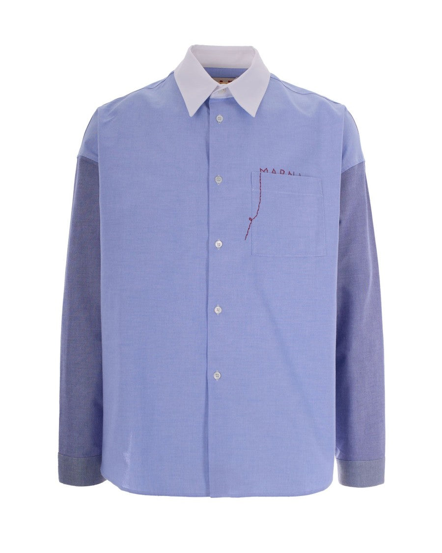 Marni Patchwork Embroidered Shirt