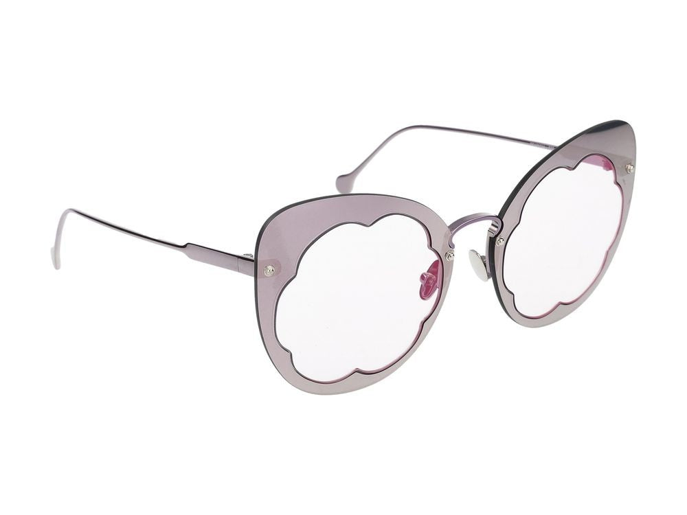Salvatore Ferragamo Sunglasses Sf178sm Amo Flowerful 537 Metallic Iris 63/13/140
