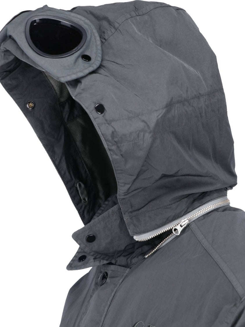 C.P. Company Heavy Chrome-R Jacket With Hood And Goggle Lenses
