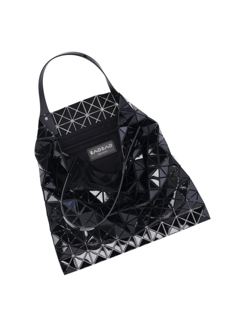 Bao Bao Issey Miyake Black Prism Geometric Panel Pvc Tote Bag