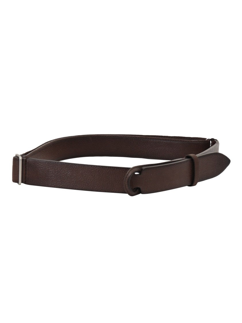 Claudio Orciani Minimalist Calf Leather Integrated Belt