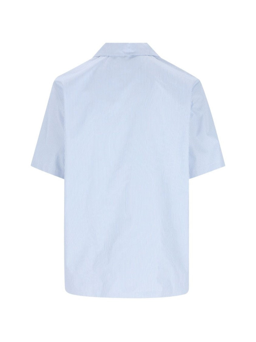 Gucci Light Blue Pinstripe Casual Shirt