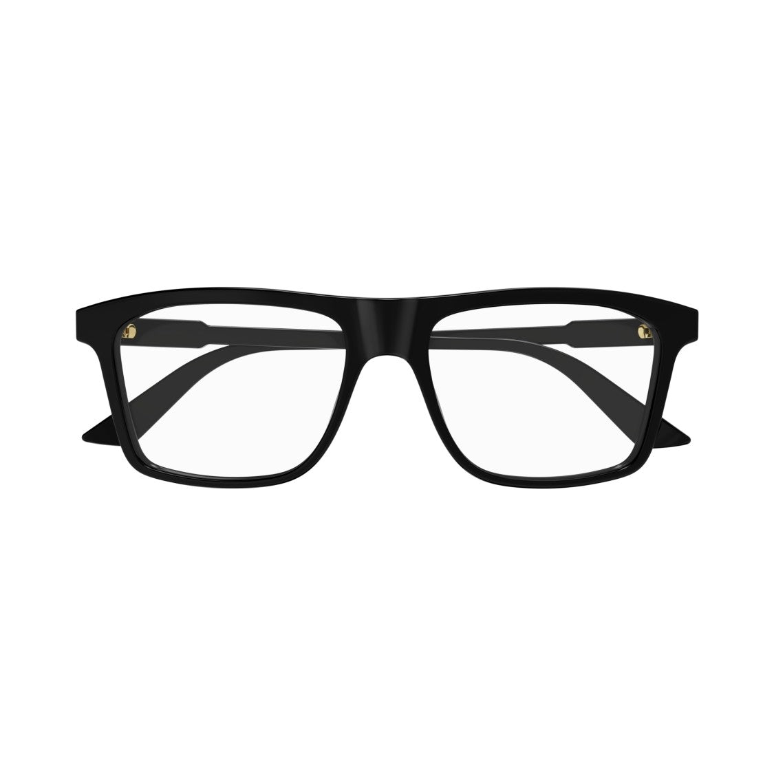 Gucci Gg1820o Bold Rectangular Frame Sunglasses With Metallic Accents
