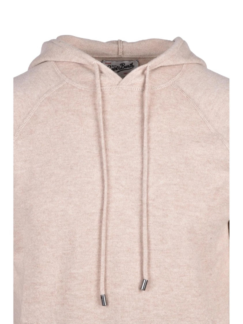Mc2 Saint Barth Beige Merino Wool Sweatshirt