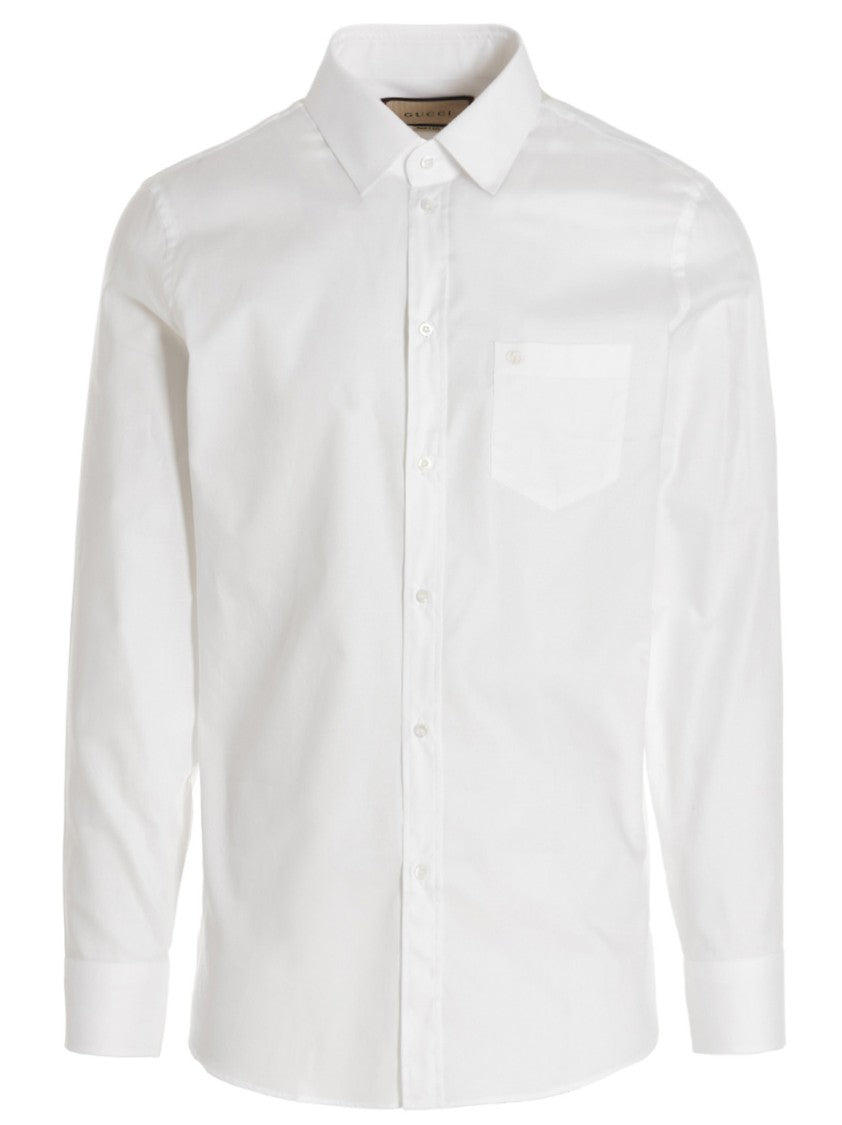 Gucci Embroidered Logo Shirt