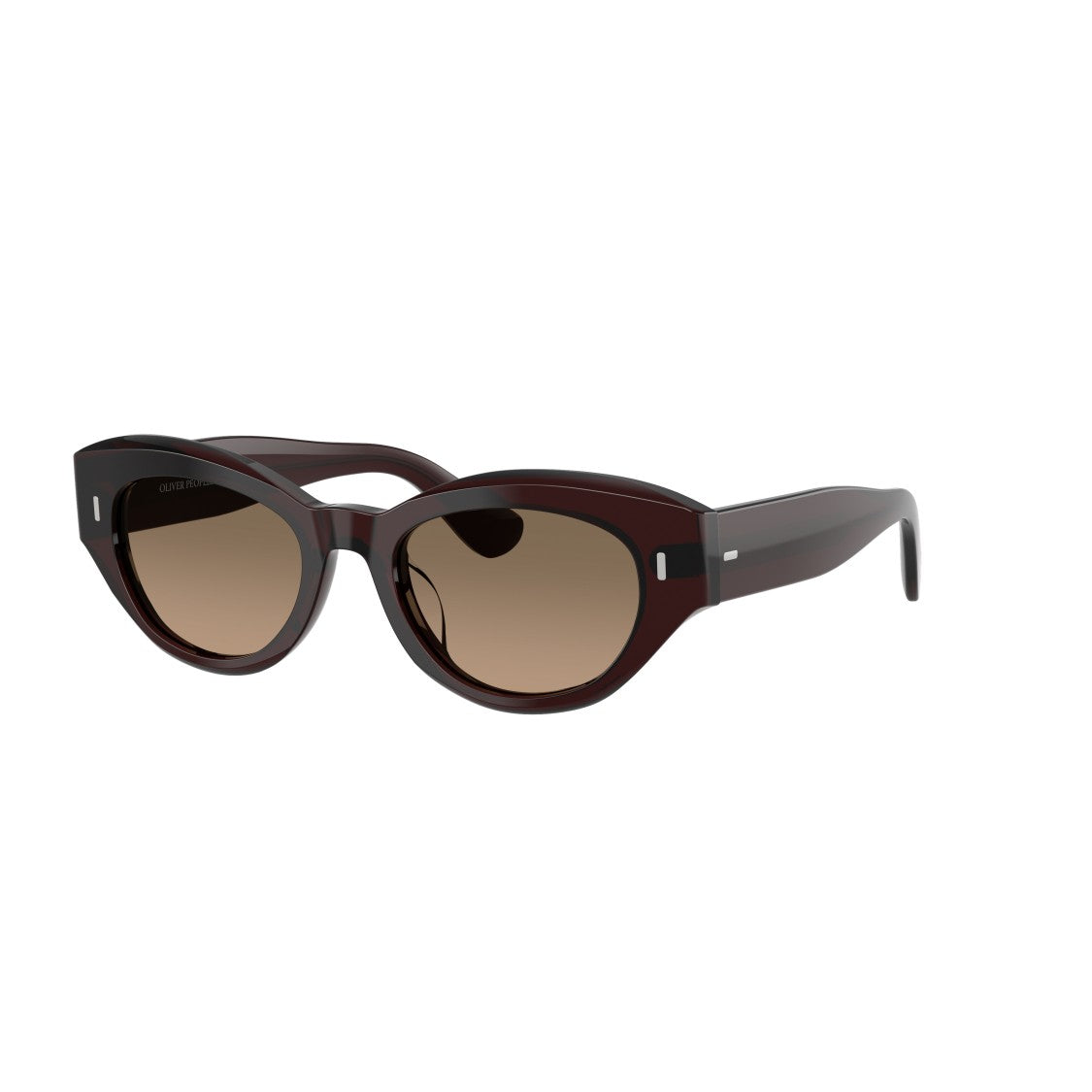 Oliver Peoples 0Ov5615su Rounded Cat-Eye Sunglasses With Glossy Acetate Frame