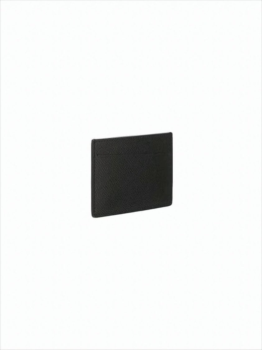 Maison Margiela Rectangular Black Calf Leather Wallet