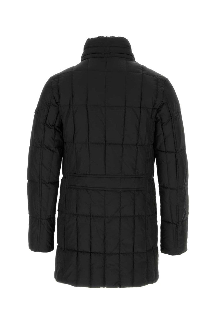 Moorer Black Polyester Morris Down Jacket