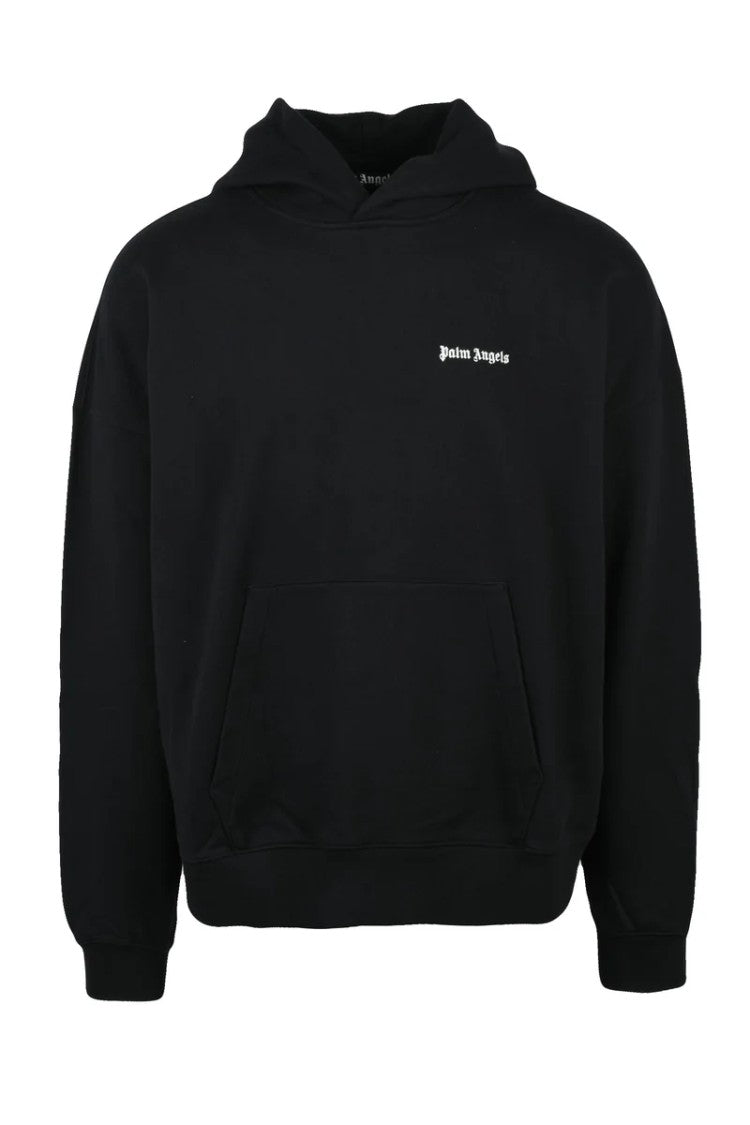 Palm Angels Relaxed Fit Black Hoodie