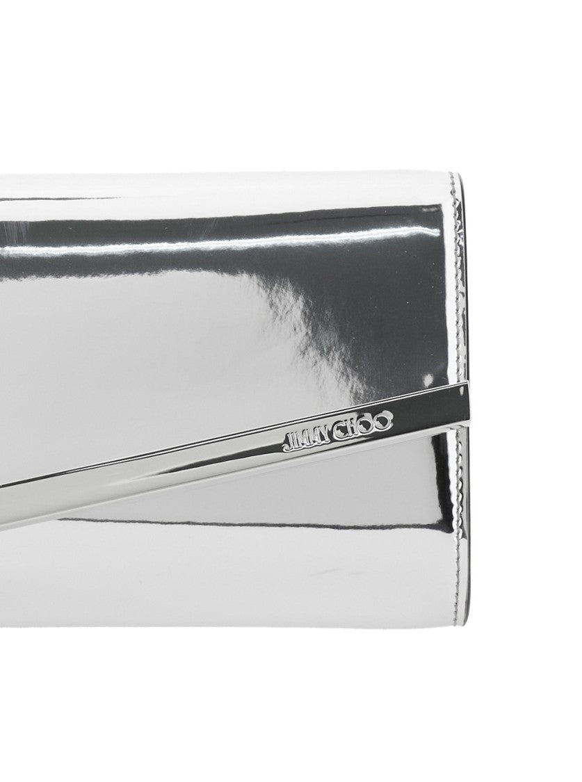 Jimmy Choo Emmie' Metallic Envelope Clutch
