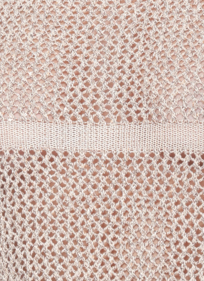 Panicale Perforated Sequin Long Sleeve Sweater