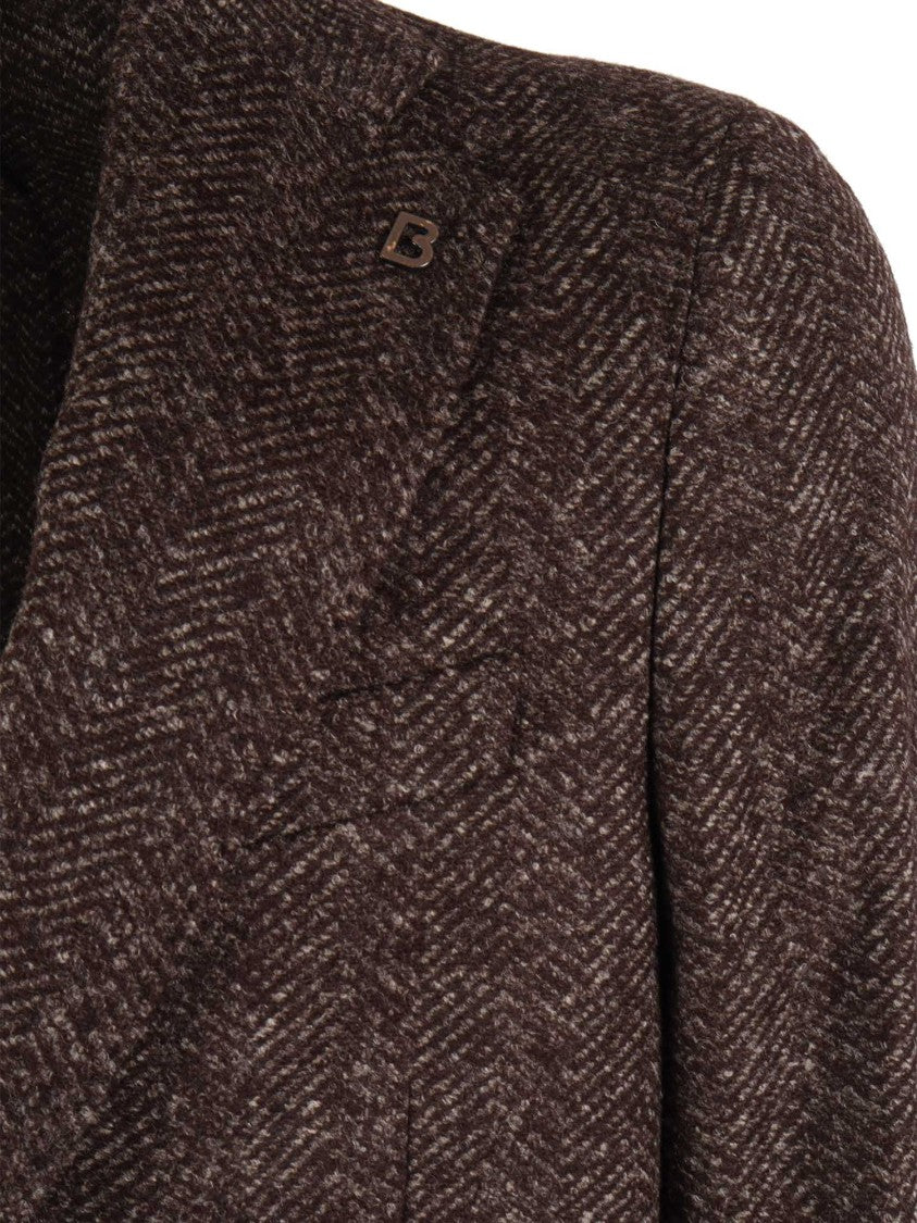 Breras Classic Tailored Jacket In Neutral Tones