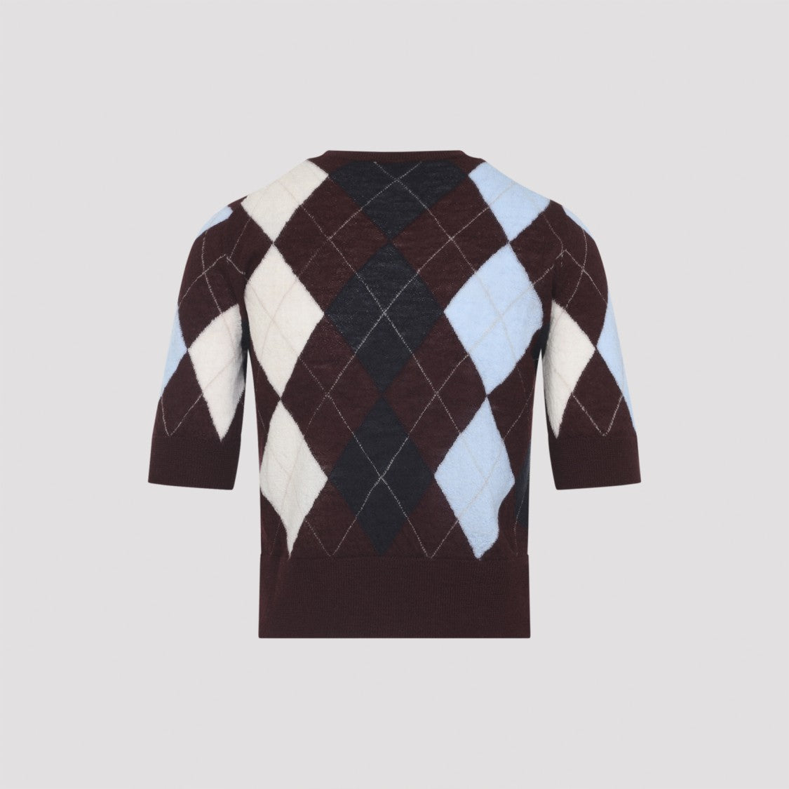 Khaite Argyle Pattern Cashmere-Mohair Khaite Sweater