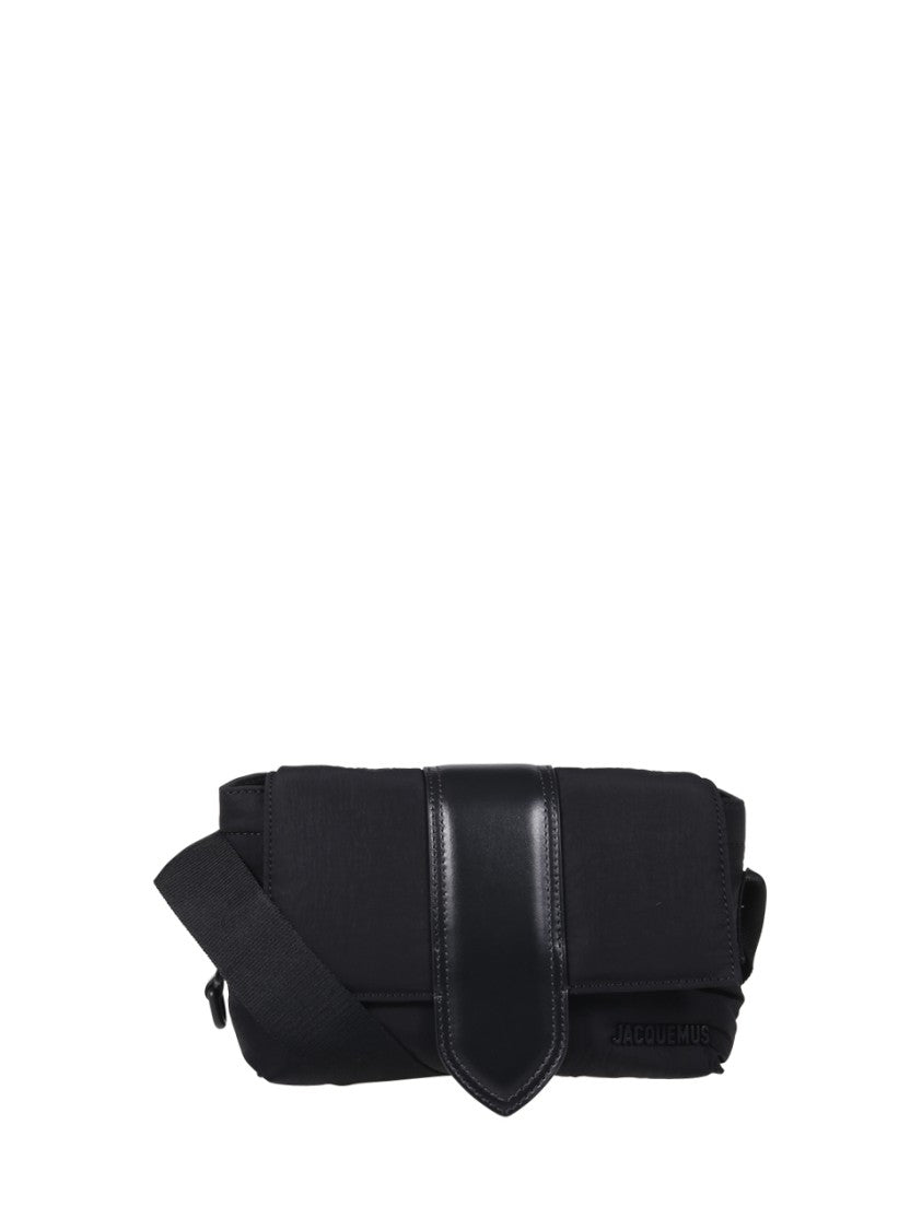 Jacquemus Compact Nylon Messenger Bag With Adjustable Shoulder Strap