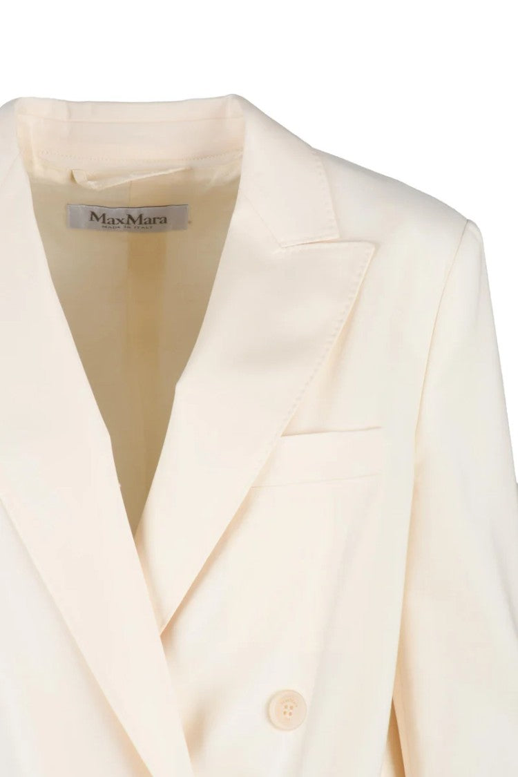 Max Mara Elegia Double-Breasted Jacket - White