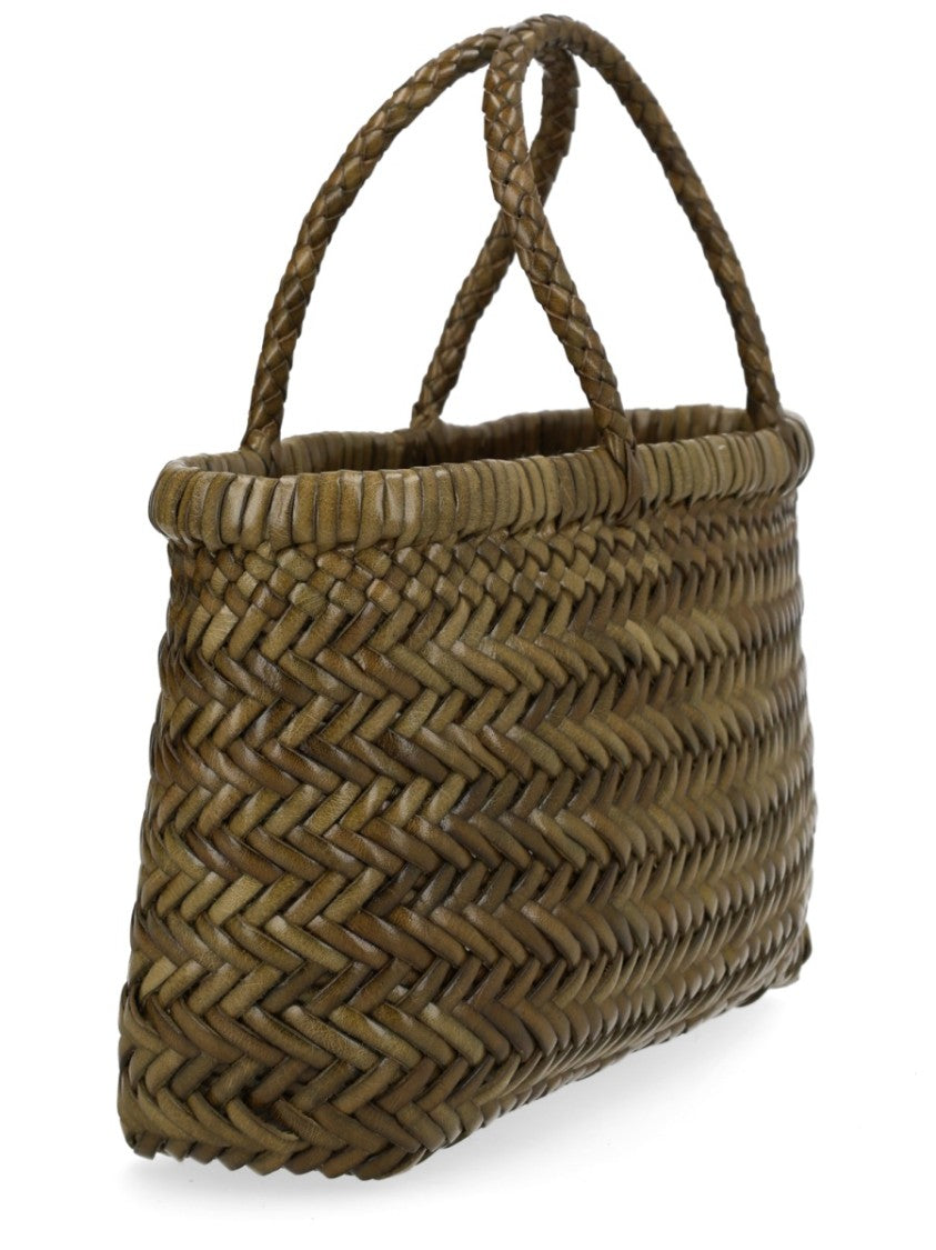 Dragon Diffusion Neutrals Flat Gora Rectangular Tote Bag
