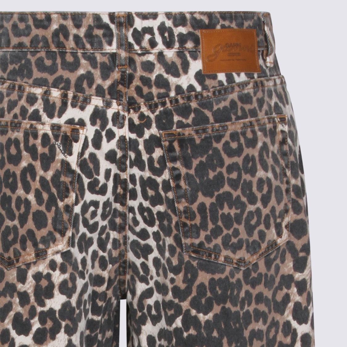 Ganni Straight-Leg Denim Jeans With Mid-Rise Waist And Timeless Finish