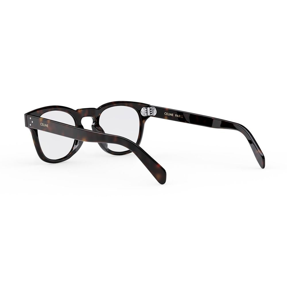 Celine 3 Dots Hd Havana-Pattern Squared Frame Sunglasses