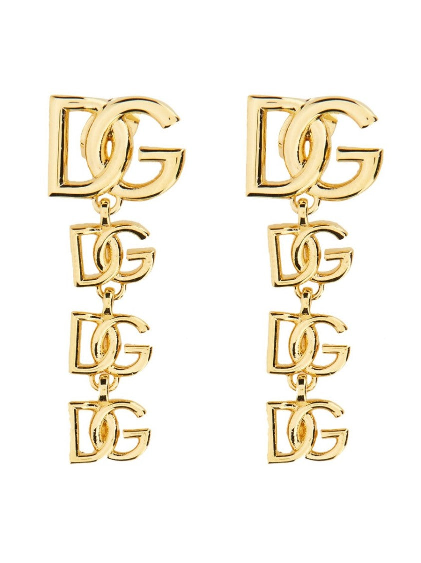 Dolce & Gabbana Dg Logo Long Earrings