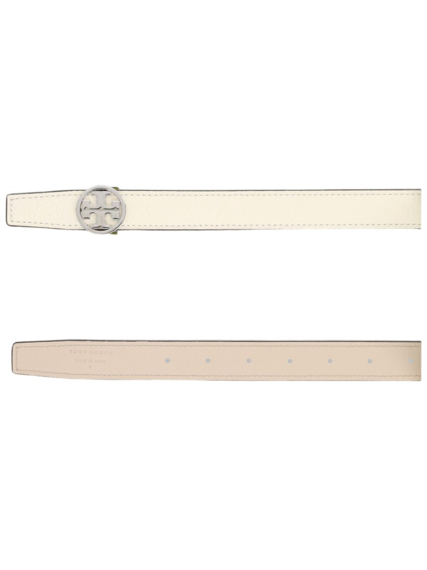 Tory Burch Miller Reversible Slim Cow Leather Belt