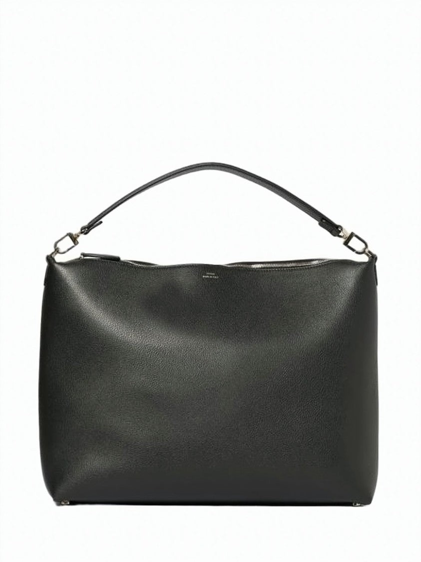 Totême Rectangular Calf Leather Tote Bag With Gold-Tone Hardware