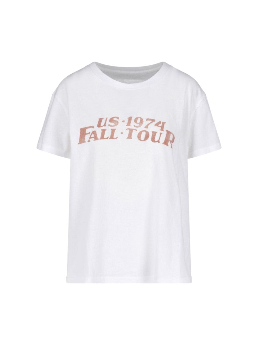 Nili Lotan White Brady Printed Cotton T-Shirt