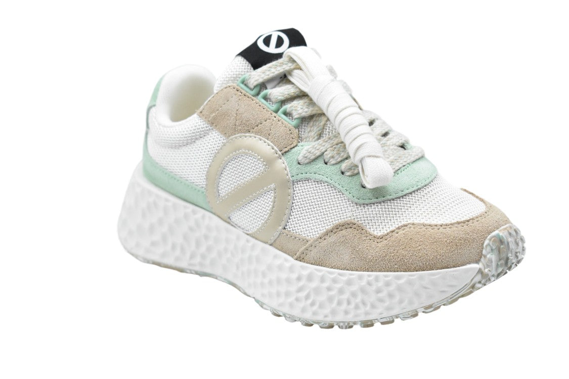 No Name Green Mint Dove Suede Fabric Sneakers