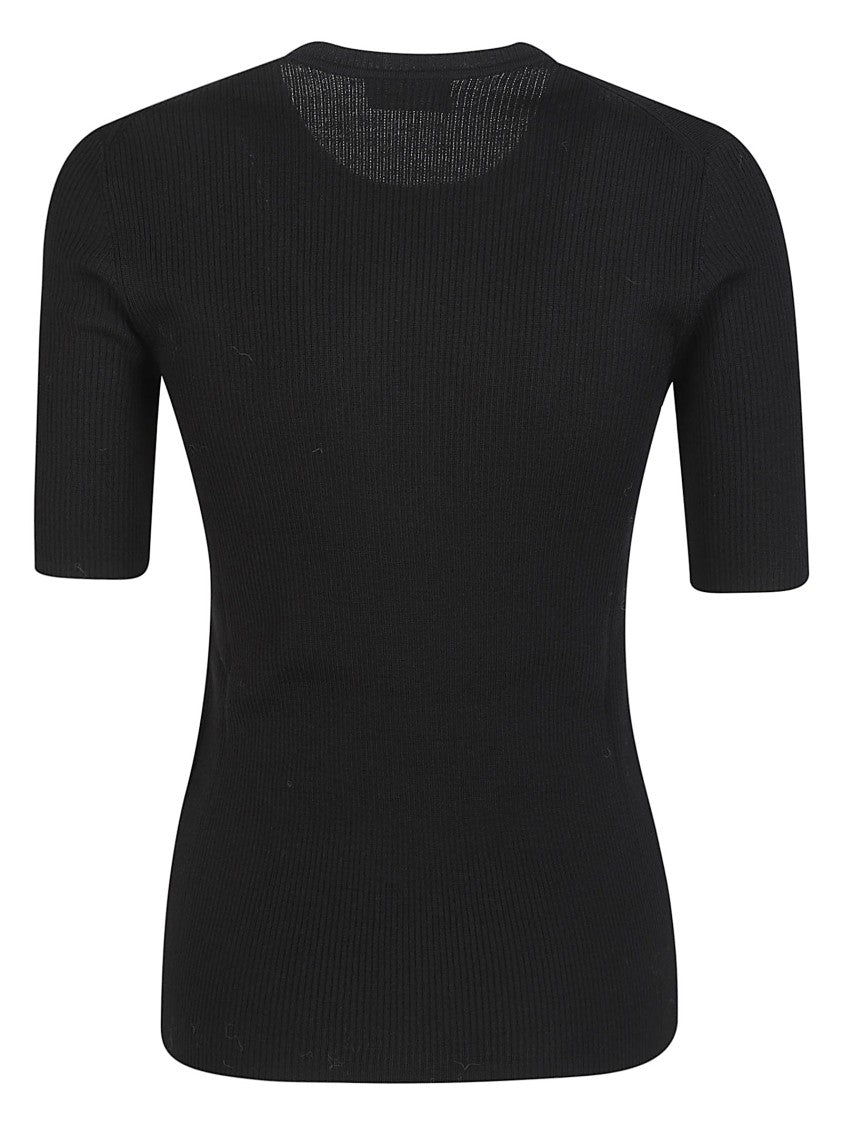 P.A.R.O.S.H. Leila Ribbed Wool Short Sweater