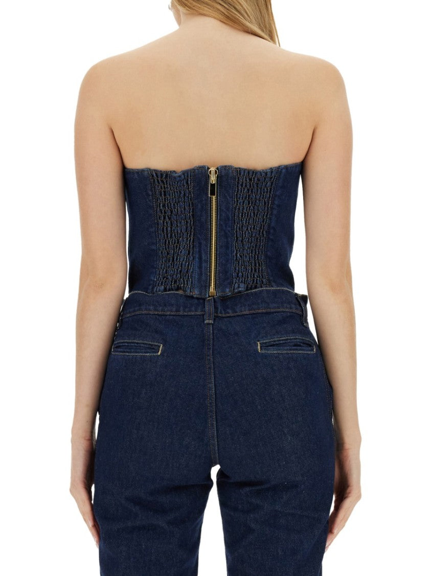 Magda Butrym Top A Corsetto