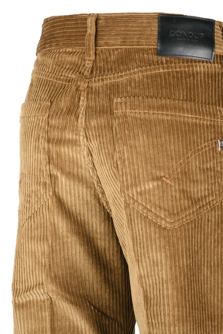 Dondup Velvet Koons Jewel Pants - Brown