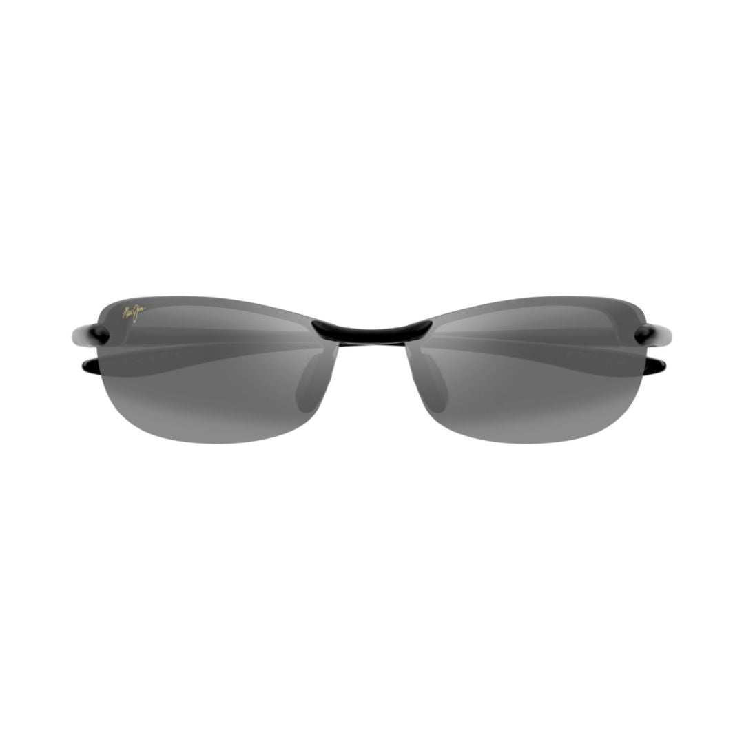 Maui Jim Makaha Rimless Sunglasses With Dark Rectangular Lenses