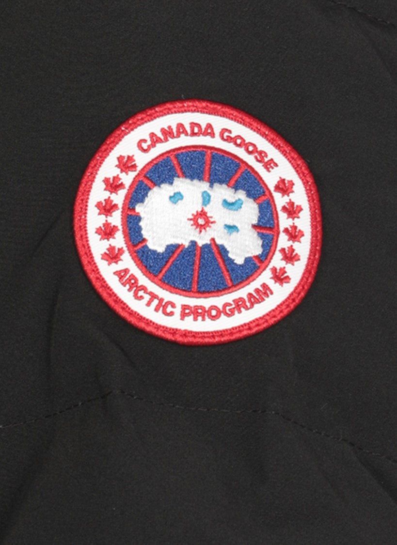 Canada Goose Black Tesh Fabric Shelburne Down Jacket