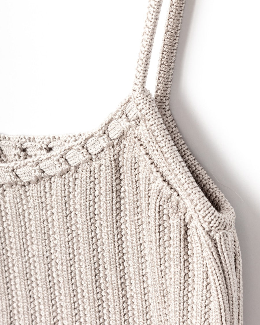 Lanvin Ribbed Viscose Tank Top