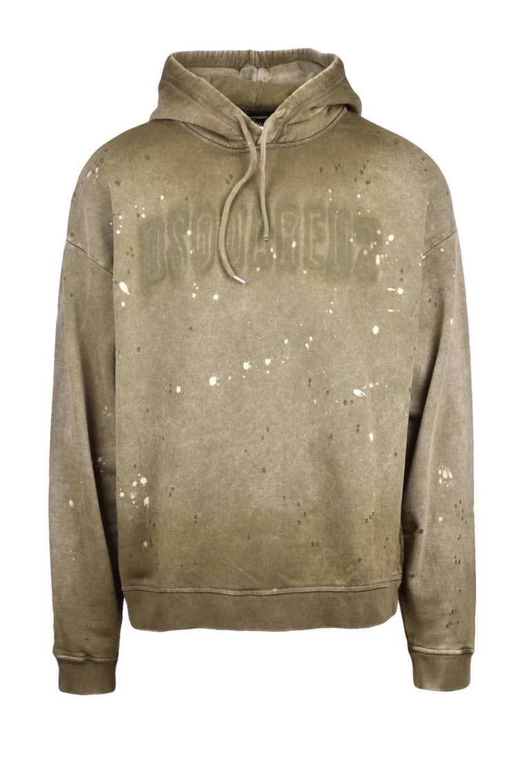 Dsquared2 Distressed Effect Sweatshirt - Green