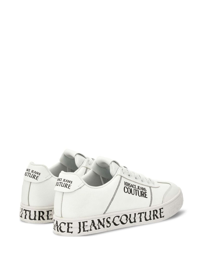 Versace Jeans Couture Logo Leather Sneaker