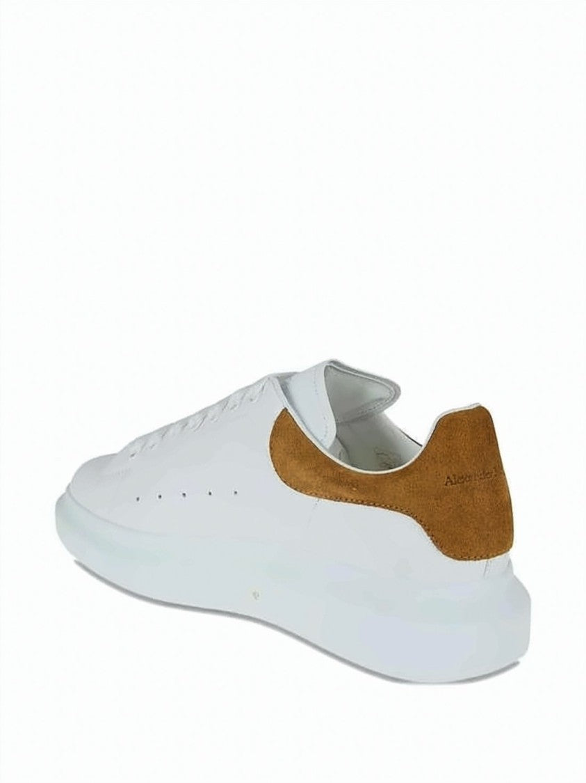 Alexander Mcqueen Oversized White Calfskin Sneakers