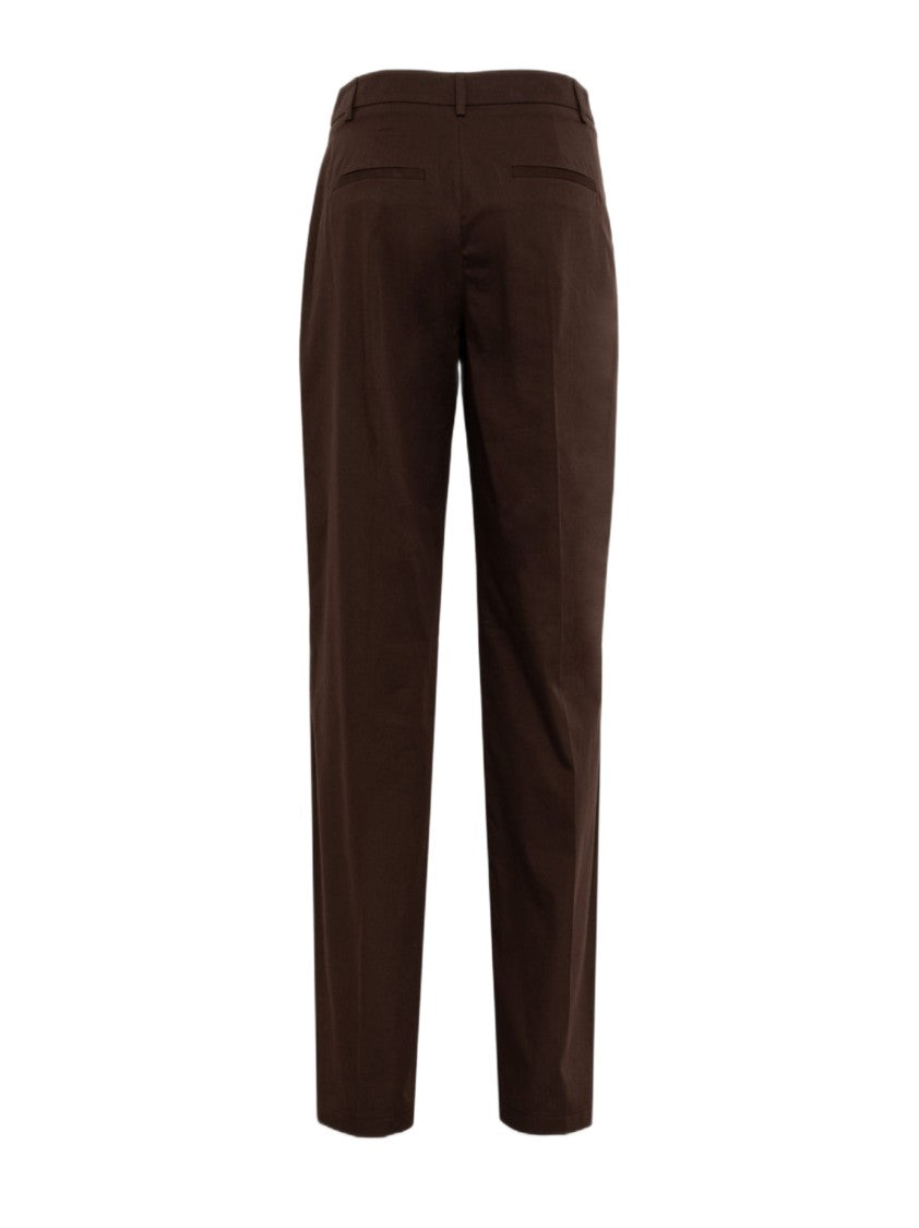 Blugirl Straight-Leg Trousers With Polished Finish