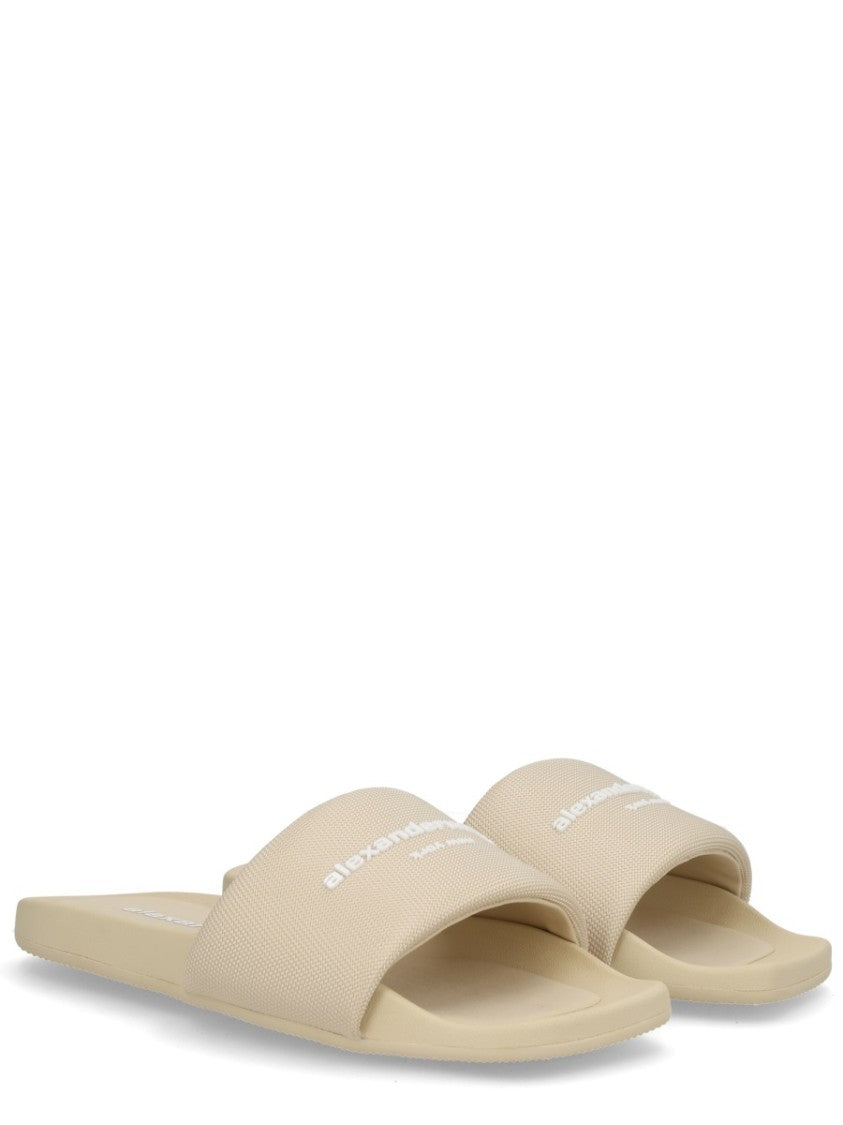Alexander Wang Polyamide Minimalist Slip-On Slippers