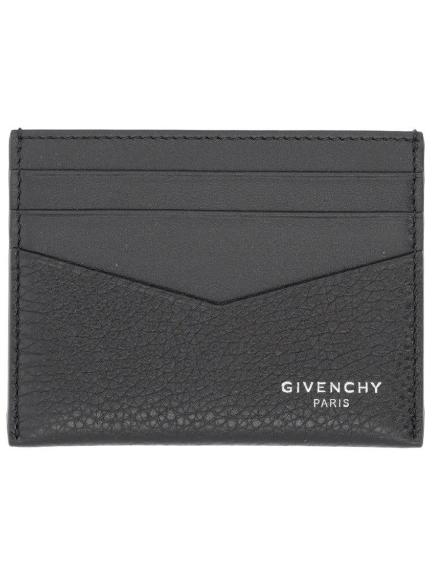 Givenchy Leather Textured Minimalist Card Wallet
