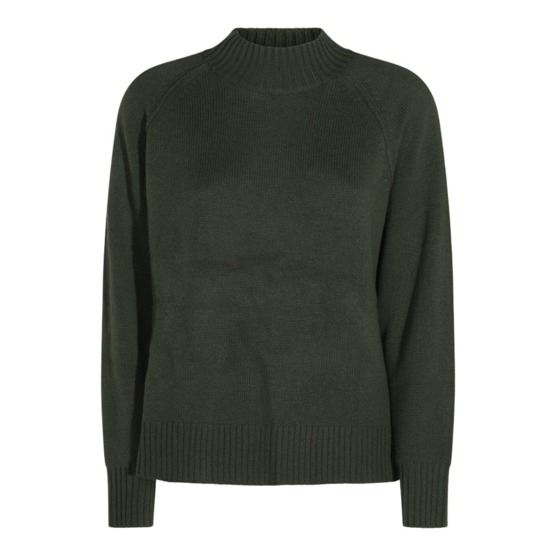 Allude Relaxed Ribbed Crewneck Sweater