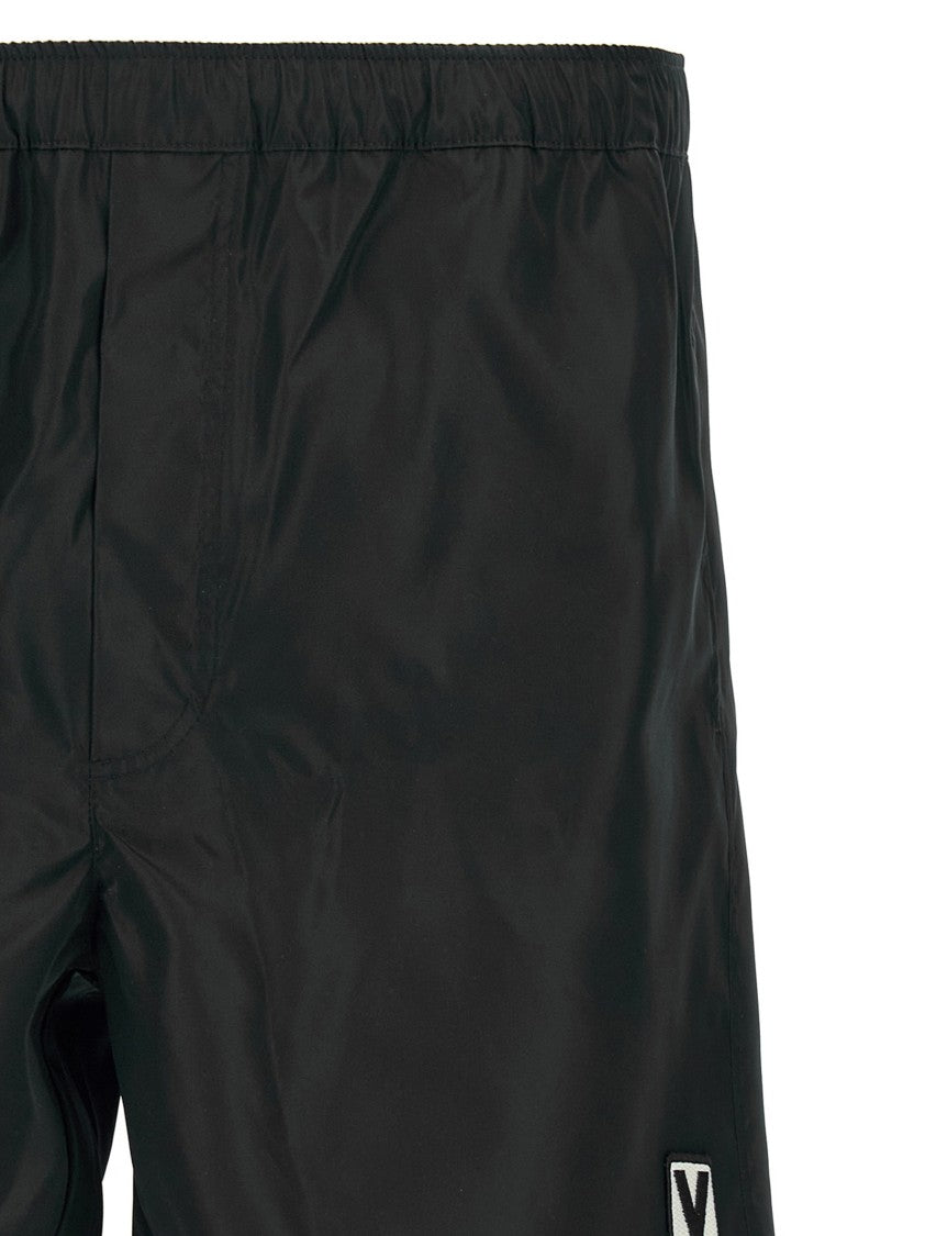 Valentino Garavani Nylon Swimwear With Trompe L'oeil Flap