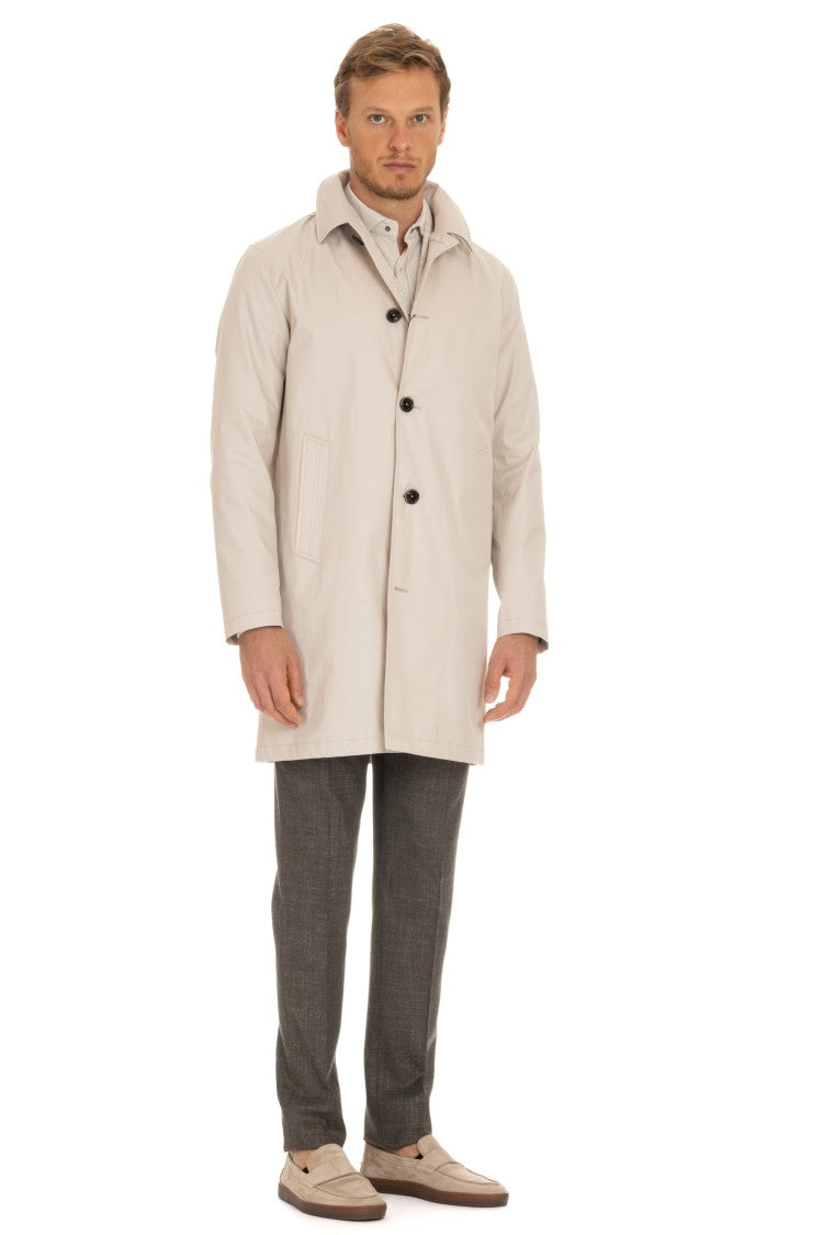 Herno Rain Collection Cotton Overcoat