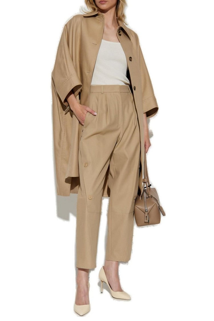 Max Mara Tailored Straight Leg Pants With Smooth Waistband
