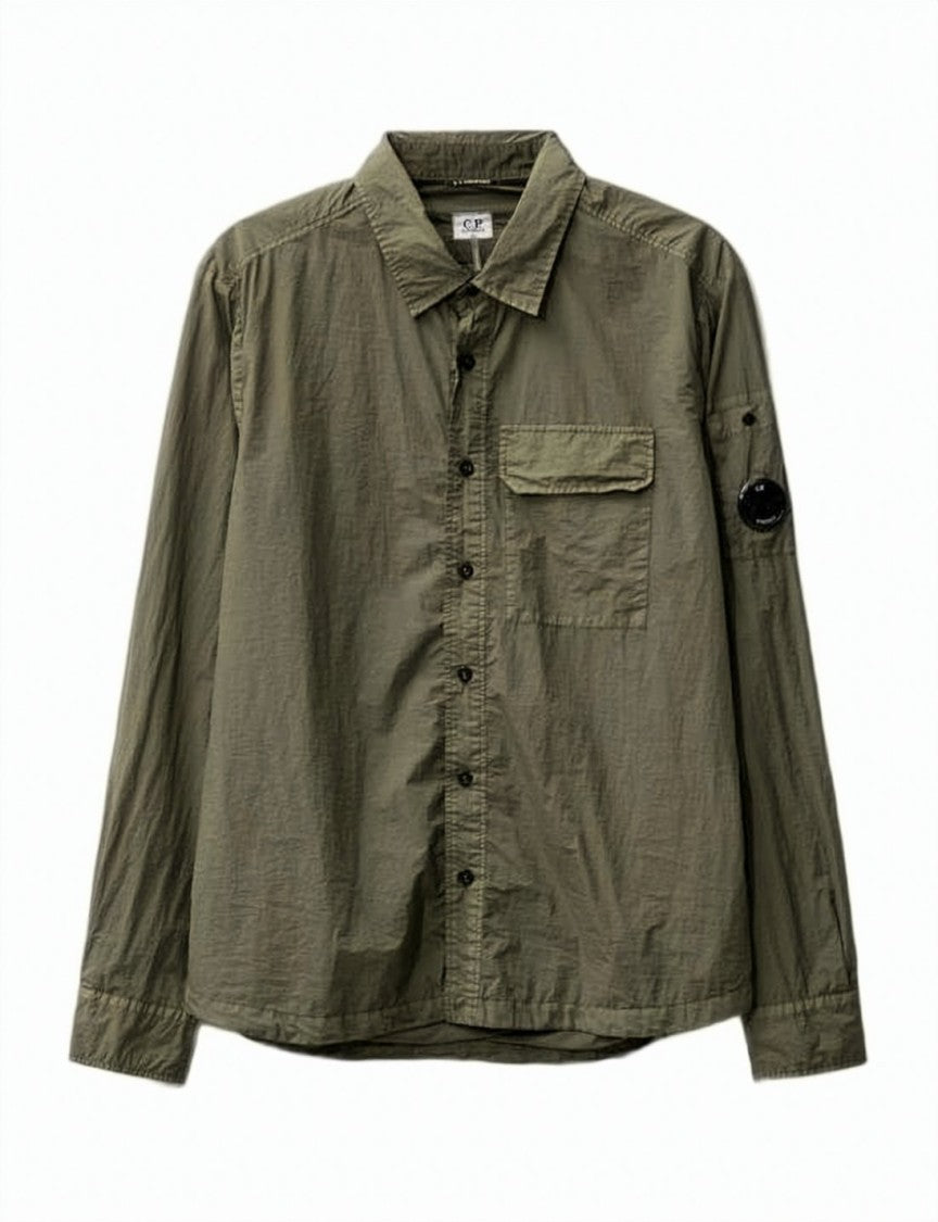 C.P. Company Lightweight Long-Sleeve Jacket With Button-Up Front