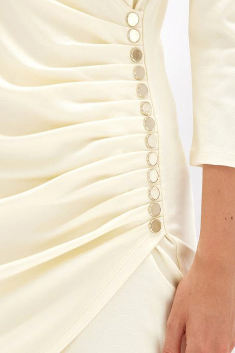 Blugirl Wrap Dress With Deep V-Neckline