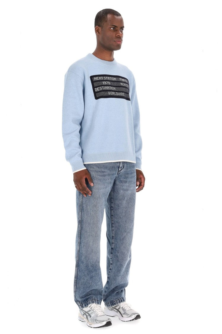 Kenzo City Jumper Wool Blend Crewneck Sweater