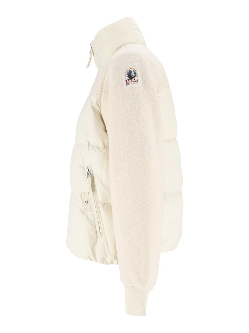 Parajumpers Puffer Jacket With High Collar And Zippered Pockets