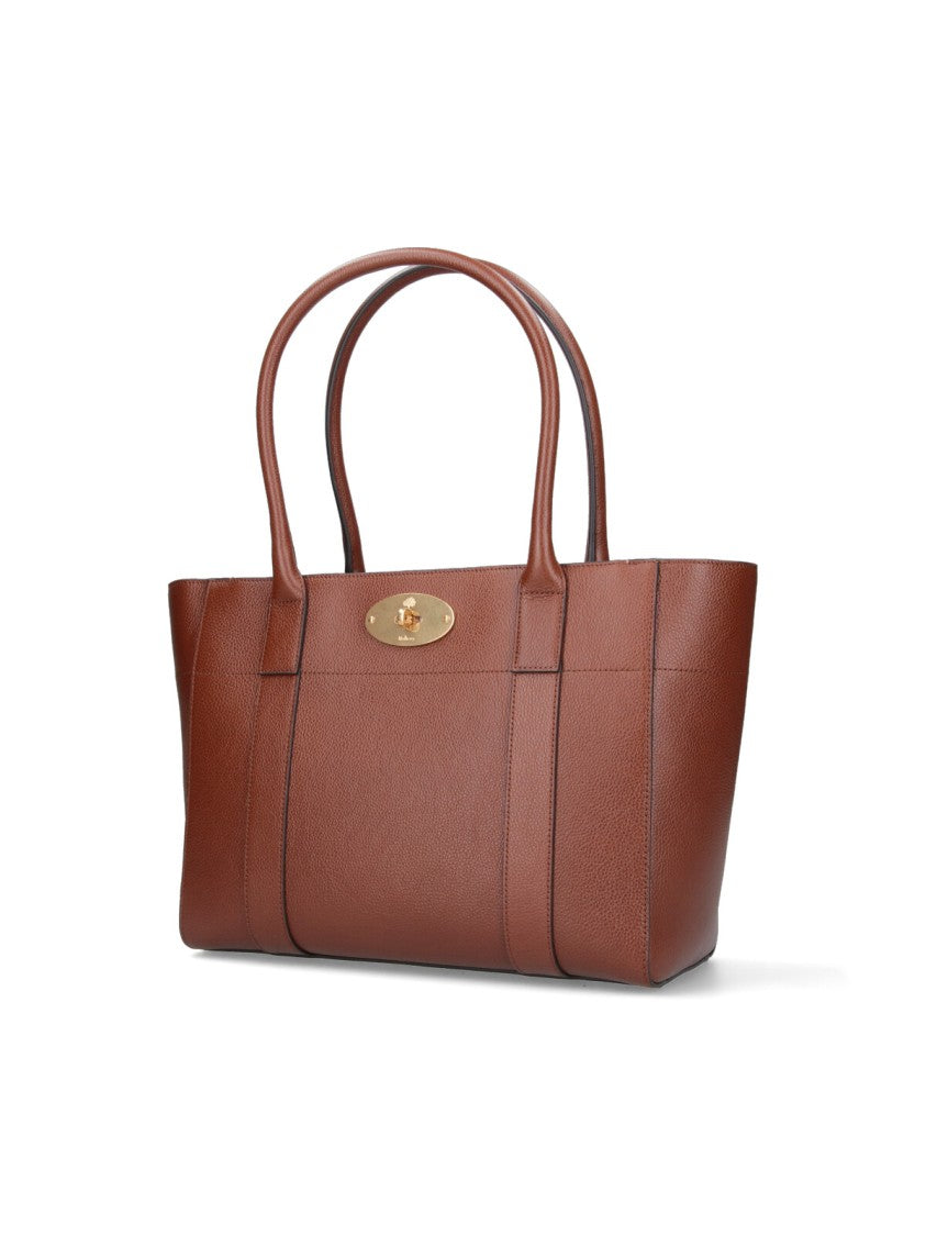 Mulberry Brown Bayswater 9 To 5 Hammered Leather Tote Bag